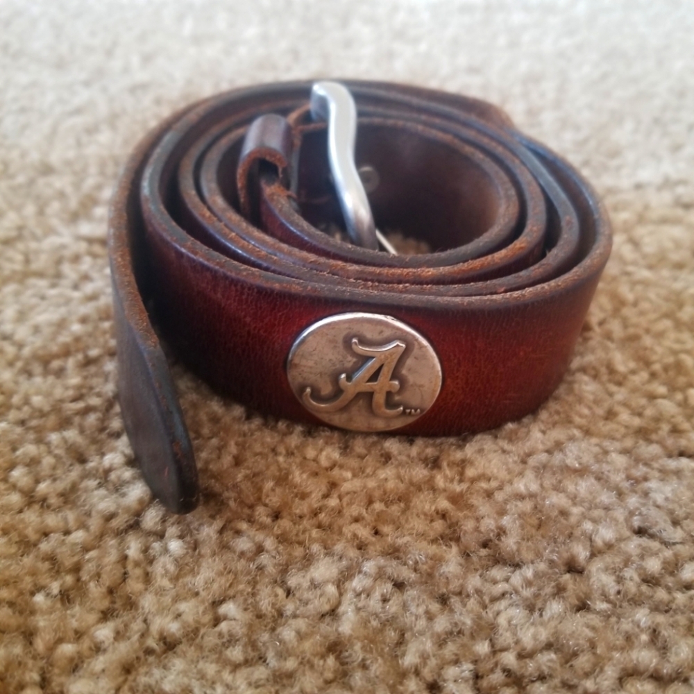 Alabama Leather Belt
